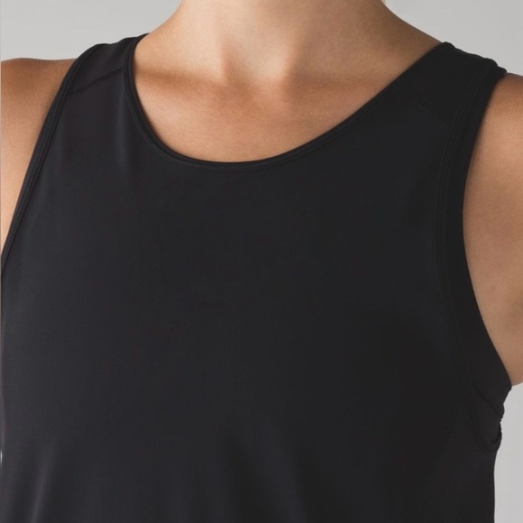 Lululemon sz 8 Sculpt Tank II Black Sleeveless Women's Top great condition - Picture 9 of 11